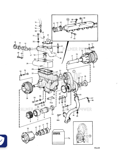 Order VOLVO PENTA 1545359 Lock Plate