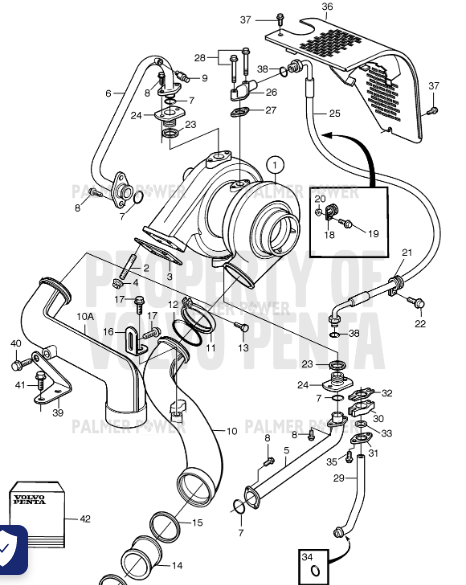 Order VOLVO PENTA 3832546 Charge Air Pipe