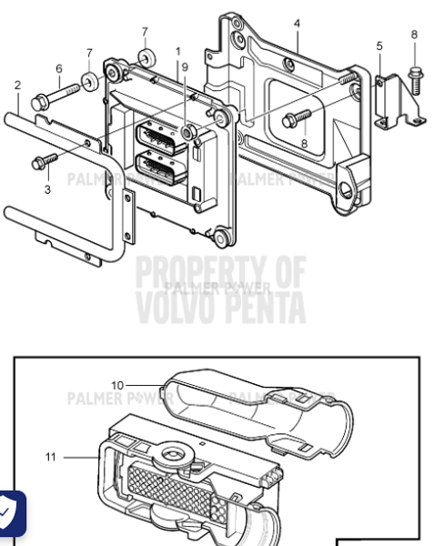 Order VOLVO PENTA 20793177 Support