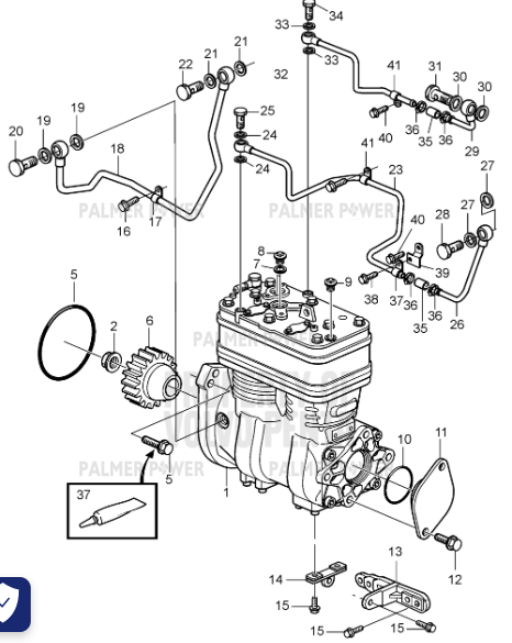 Order VOLVO PENTA 21086626 Oil Pipe