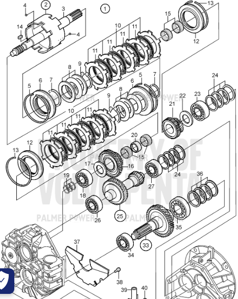 Order VOLVO PENTA 21107103 Reversing Gear
