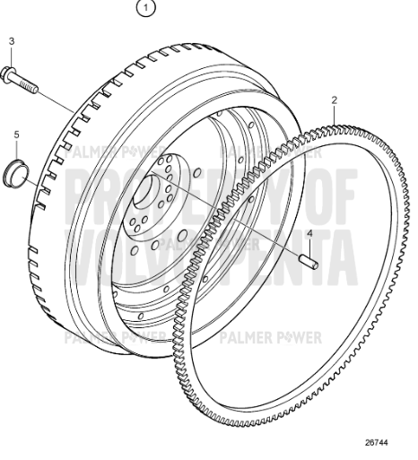 Order VOLVO PENTA 21912064 Flywheel