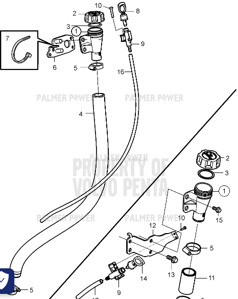 Order VOLVO PENTA 23116442 Bracket