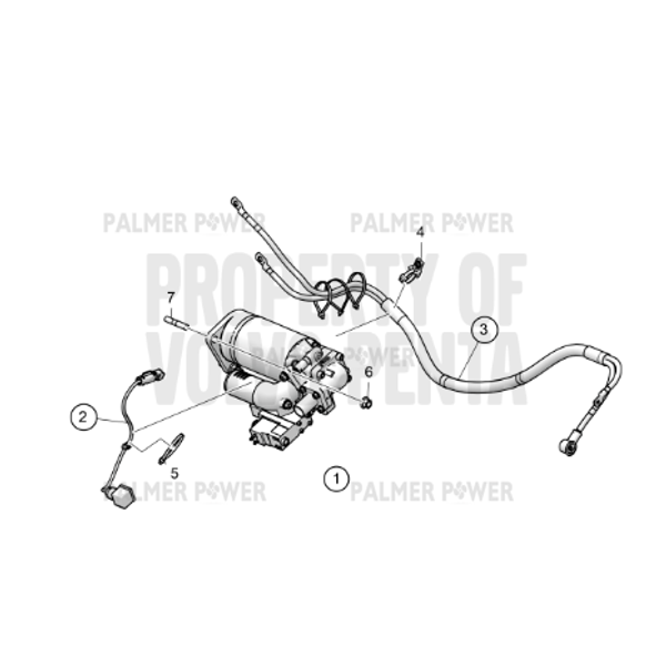 Order VOLVO PENTA 23826725 Power Cable