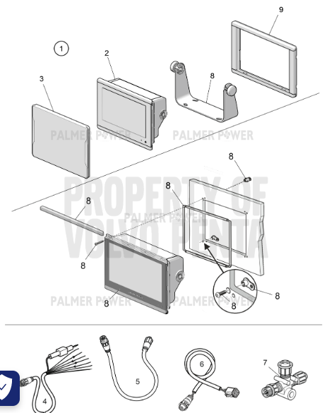 Order VOLVO PENTA 23988378 Mounting Kit | B7Xsv & B7