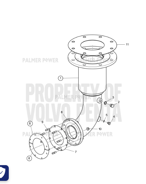Order VOLVO PENTA 24132213 Gasket
