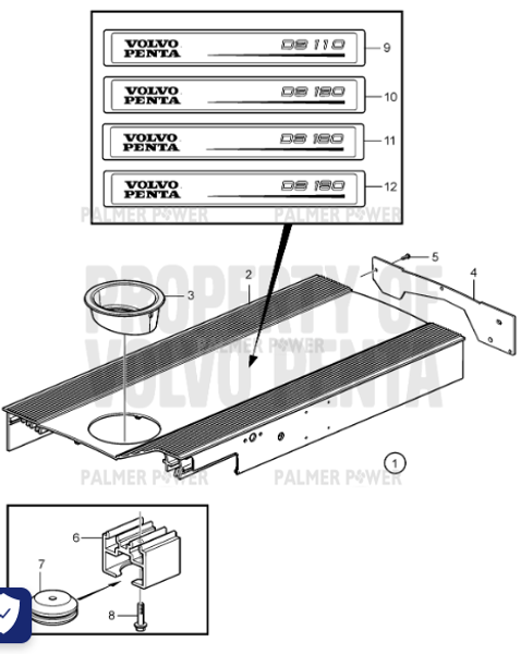 Order VOLVO PENTA 888383 Decal