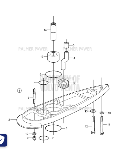 Order VOLVO PENTA 3855667 Extension Kit