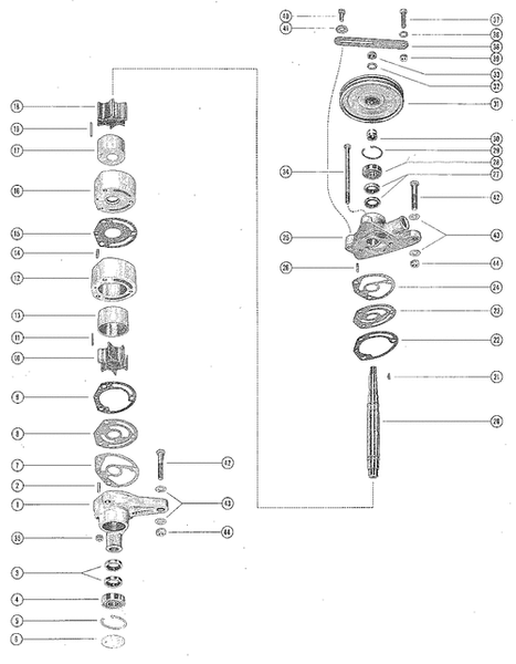 Order MERCURY 35758A Gasket Set, Water Pump