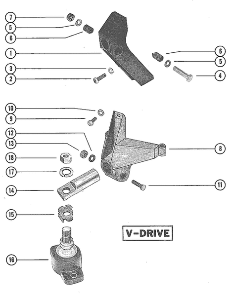 Order MERCURY 37629 Screw, Clamping - Mounting Bracket