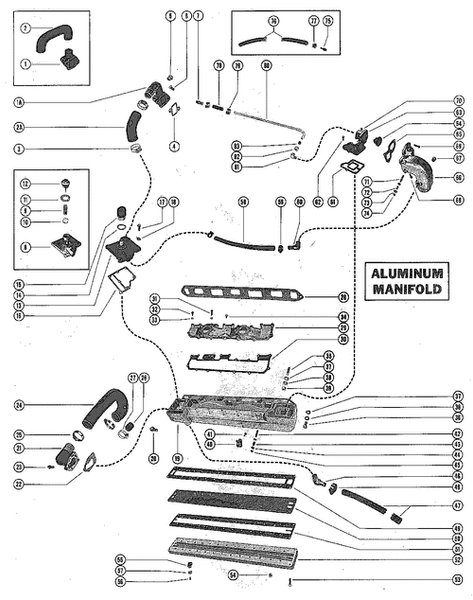 Order MERCURY 39668 Elbow, Drain Hose - Exhaust Elbow
