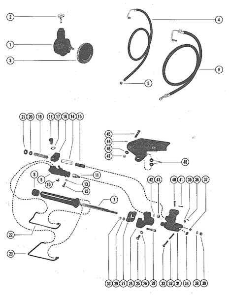 Order MERCURY 7133A11 Power Steering Kit (Mercruiser I - Transom Mounted)