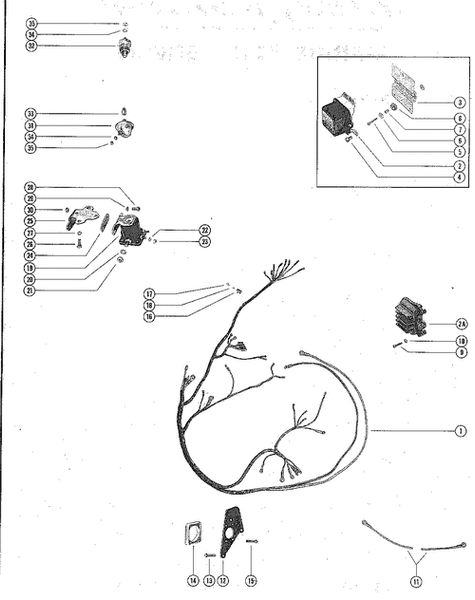 Order MERCURY 8464 Screw, Solenoid To Alternator Bracket (3/8")