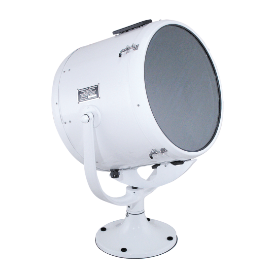 Order PERKO 1902DE4WHT Fig. 1902DE4 19" Searchlight Head - for Distant Electronic Control (Sold Separately)
