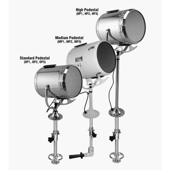 Order PERKO 0885MP1CHR 10", 12" and 14" Fig. 0885 Solar-Ray Searchlight