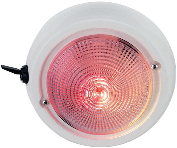 Order PERKO 1263DP1WHT Fig. 1263 Exterior Surface Mount Dome Light - 5"