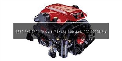 PLEASURECRAFT GM5733050 2002 And Earlier Gm 5.7 Excalibur 330/ Pro Sport 5.0 Maintenance Kit