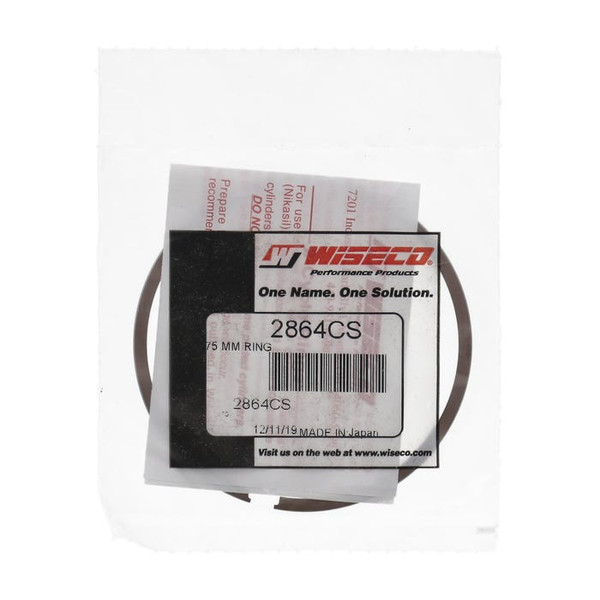 Order WISECO 2864CS Piston Ring Set, 2 Cycle, 72.75 MM Bore