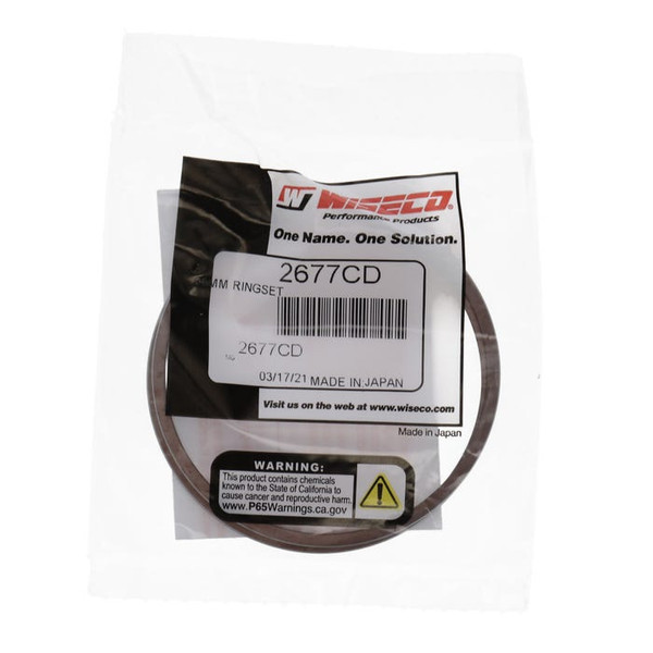 Order WISECO 2966TDW Piston Ring Set, 2 Cycle, 75.40 MM Bore