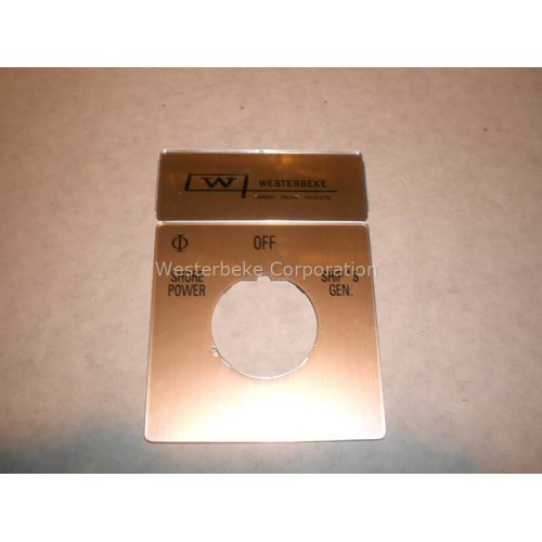 Order WESTERBEKE 35302 Nameplate, Shore Switch