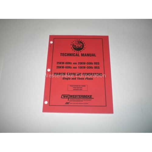 Order WESTERBEKE 48088 Manual, Tech 20.0-25.0 Beg