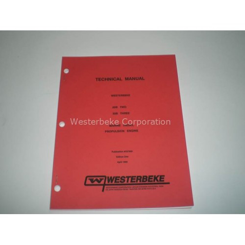 Order WESTERBEKE 37600 Manual, Tech 20B/30B