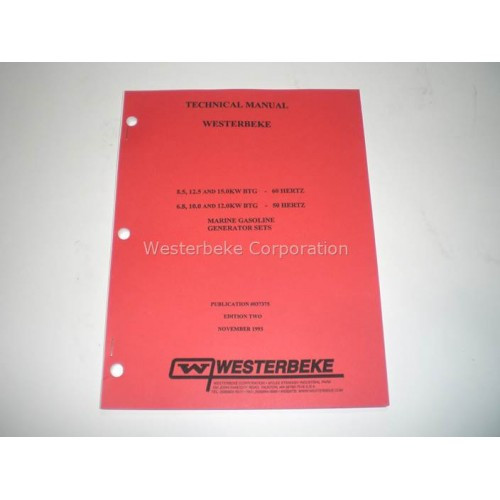 Order WESTERBEKE 37375 Manual, Tech Btg-8.5-12.5-15Kw