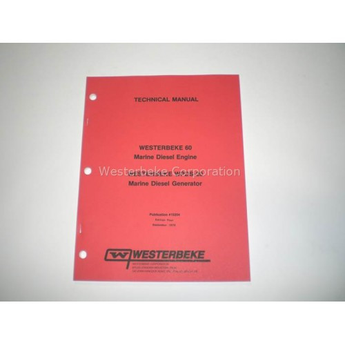 Order WESTERBEKE 15204 Manual, Tech W60