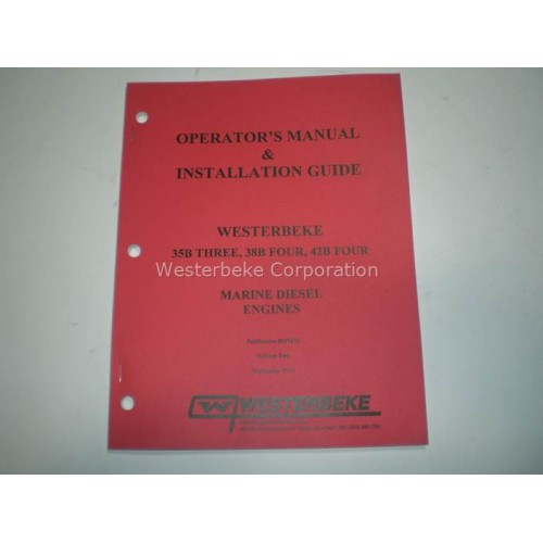 Order WESTERBEKE 37435 Manual, Operator 35B-38B-42B