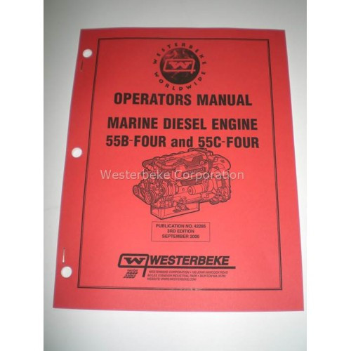 Order WESTERBEKE 42286 Manual, Operator 55B/C/D