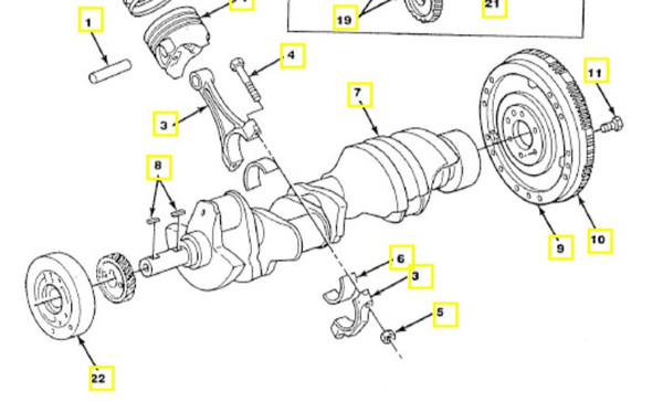 Order CRUSADER R007023  Bearing, Conn. Rod (350) Std.