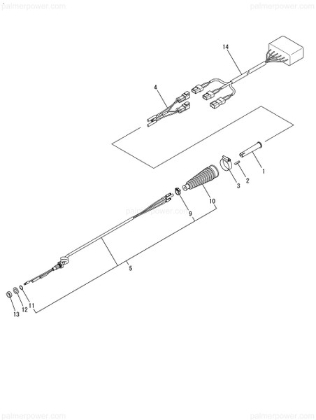 Order YANMAR 196350-06382 Cable,Joint