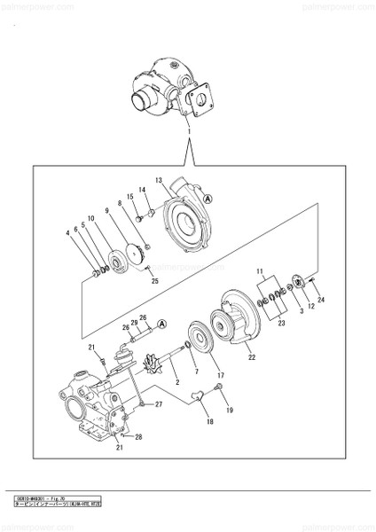 Order YANMAR XNH261081 Bush, Thrust