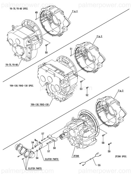 Order YANMAR 127698-81240 Clutch, I=2.03/2.62