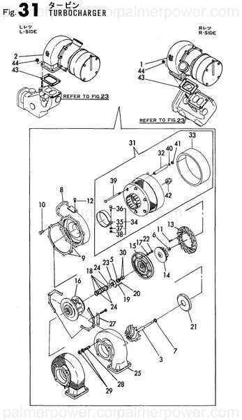 Order YANMAR XNN370510 Housing Assy,Turbine