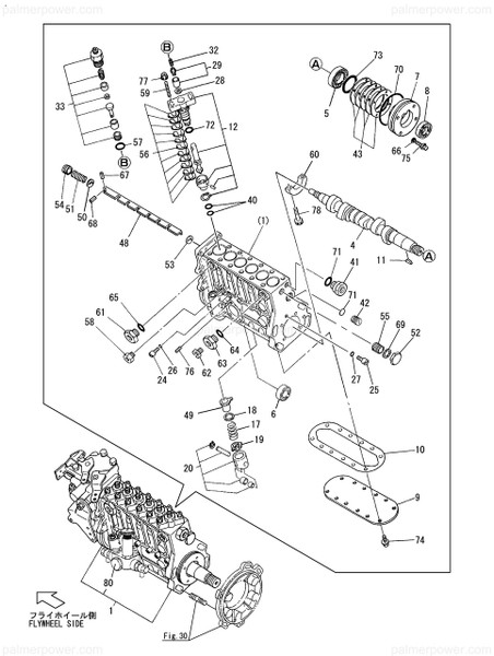 Order YANMAR 719575-51300 Pump Assy, Injection