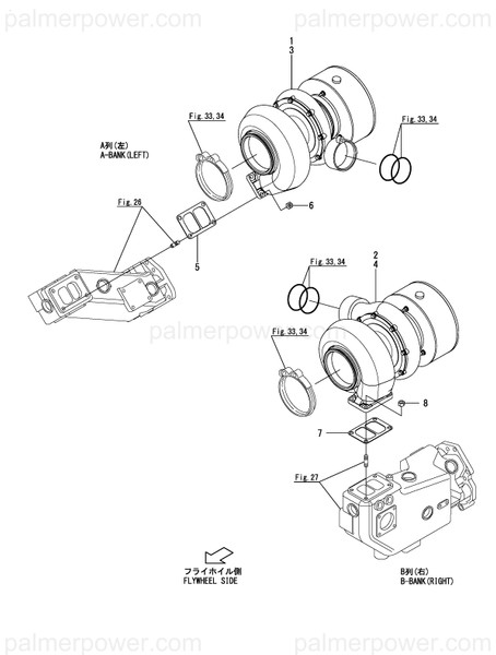 Order YANMAR 148991-18010 Turbocharger, Td13M