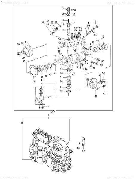 Order YANMAR 127410-51010 Pump Assy, Injection