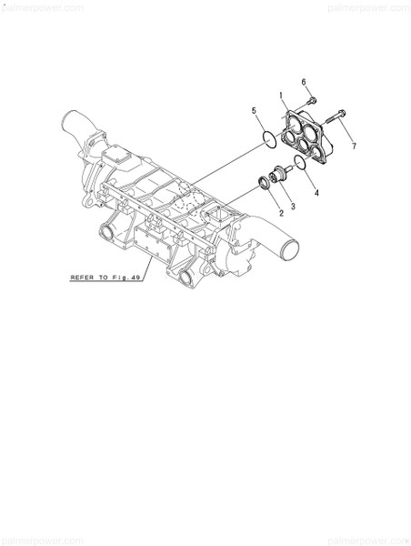 Order YANMAR 123682-48611 Thermostat, 76.5-90