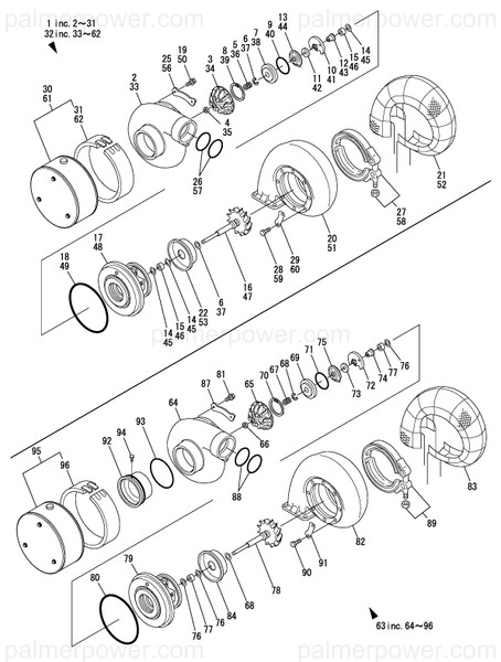 Order YANMAR 148665-18022 Turbine, Td13