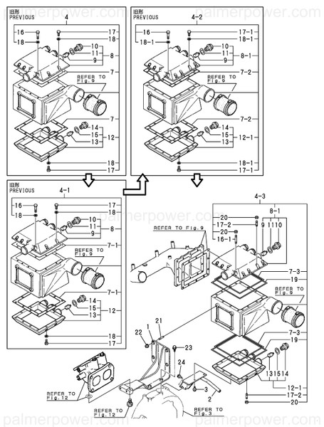 Order YANMAR 127672-18310 Gasket, Chamber Side