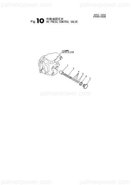 Order YANMAR 125310-34031 Valve, Control