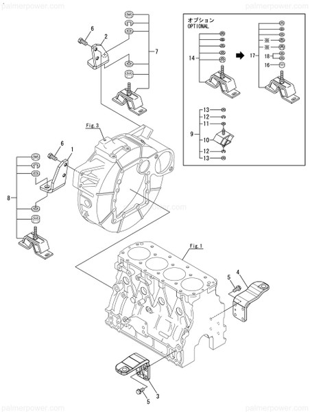 Order YANMAR 129670-08231 Foot, Mounting C