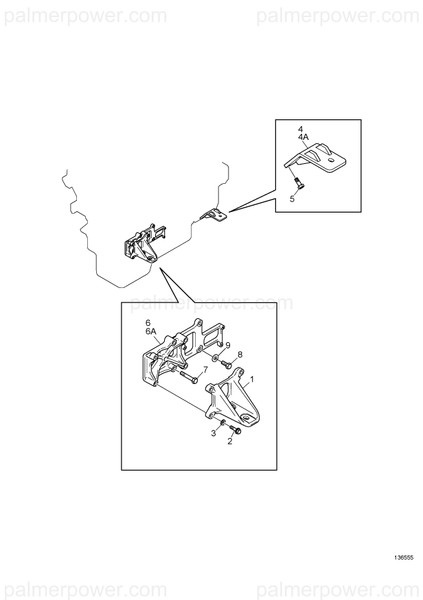 Order YANMAR 165000-31190 Bracket