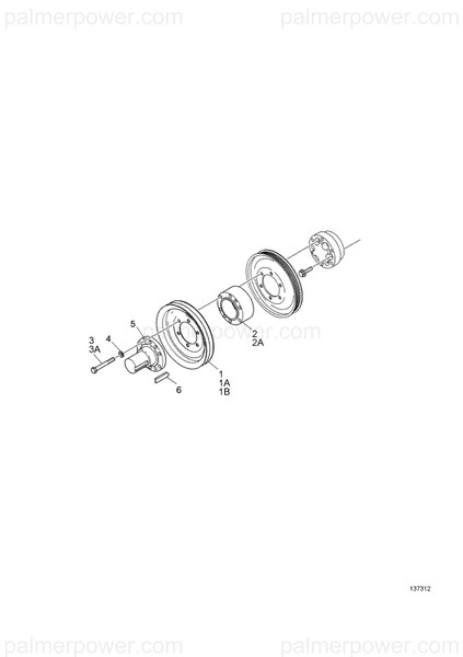 Order YANMAR 165000-31410 Pulley