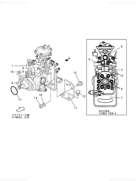 Order YANMAR 119775-51980 Pump Assy, Injection