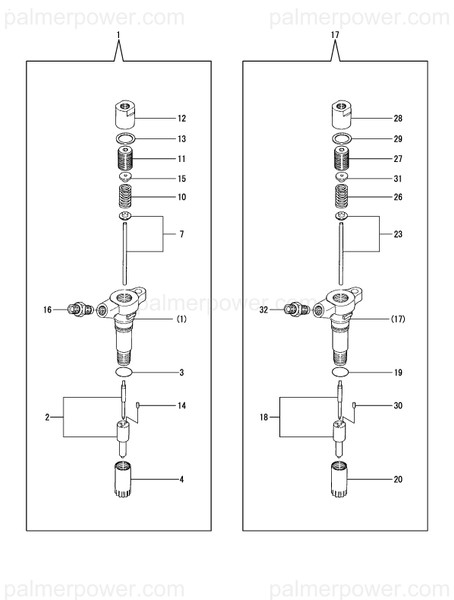Order YANMAR 126677-53110 Valve Assy,Injection