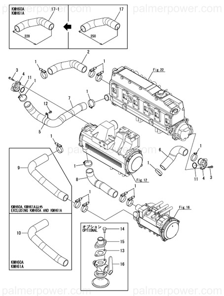 Order YANMAR 119578-49660 Hose, Clutch Inlet