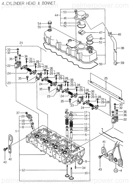 Order YANMAR 129100-11650 Arm Assy, Rocker
