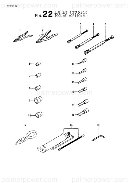 Order YANMAR 28190-000020 Pliers,Circlip
